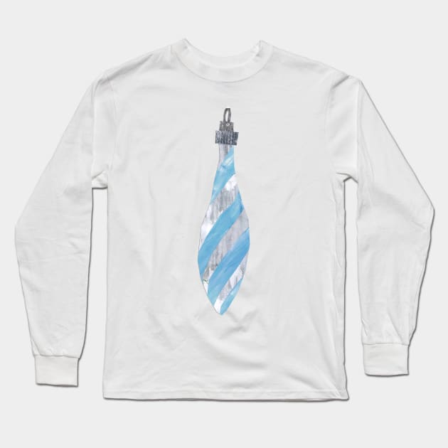 Bauble - Blue north pole Long Sleeve T-Shirt by Babban Gaelg